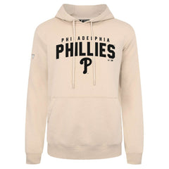 Philadelphia Phillies Levelwear Podium Team Arch Pullover Hoodie - Khaki - MLB Discount