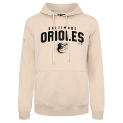 Baltimore Orioles Levelwear Podium Team Arch Pullover Hoodie - Khaki - MLB Sale