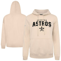 Houston Astros Levelwear Podium Team Arch Pullover Hoodie - Khaki - MLB Sale