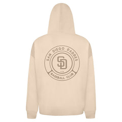 San Diego Padres Levelwear Uphill Oversized Full-Zip Hoodie - Khaki - MLB Lifestyle