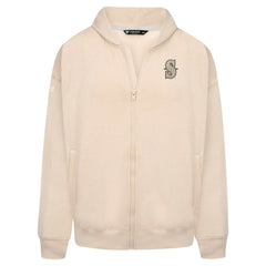 Seattle Mariners Levelwear Uphill Oversized Full-Zip Hoodie - Khaki - MLB on Sale