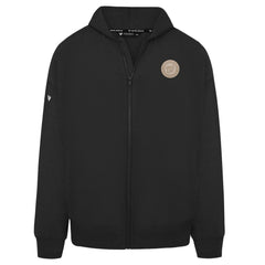 Washington Nationals Levelwear Uphill Oversized Full-Zip Hoodie - Black - MLB Lifestyle