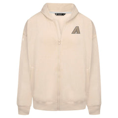 Arizona Diamondbacks Levelwear Uphill Oversized Full-Zip Hoodie - Khaki - MLB Discount