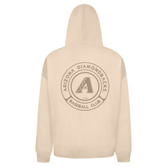 Arizona Diamondbacks Levelwear Uphill Oversized Full-Zip Hoodie - Khaki - MLB Discount