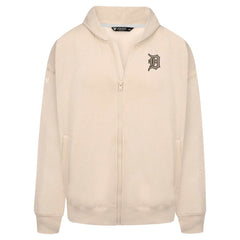 Detroit Tigers Levelwear Uphill Oversized Full-Zip Hoodie - Khaki - MLB on Sale