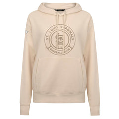St. Louis Cardinals Levelwear Women's Adorn Gateway Pullover Hoodie - Khaki - MLB Lifestyle