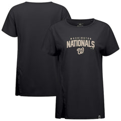 Washington Nationals Levelwear Influx Team Arch T-Shirt - Black - MLB Sale