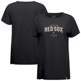 Boston Red Sox Levelwear Influx Team Arch T-Shirt - Black - MLB on Sale