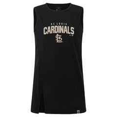 St. Louis Cardinals Levelwear Women's Influx Team Arch Tank Top - Black - MLB Online
