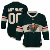 Minnesota Wild Youth Replica Custom Jersey - Green - NHL 202081843