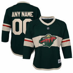 Minnesota Wild Youth Replica Custom Jersey - Green - NHL 202081843