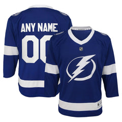 Tampa Bay Lightning Youth Replica Custom Jersey - Blue - NHL 202081846