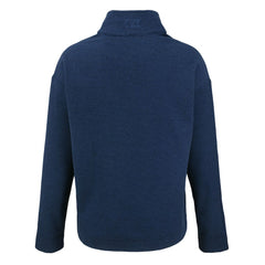 Denver Broncos Cutter & Buck Women's Hunts Point Eco Half-Snap Sweatshirt Navy