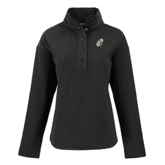 New Orleans Saints Cutter & Buck Women's Hunts Point Eco Half-Snap Sweatshirt Black