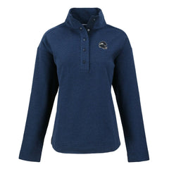 Seattle Seahawks Cutter & Buck Women's Hunts Point Eco Half-Snap Sweatshirt College Navy