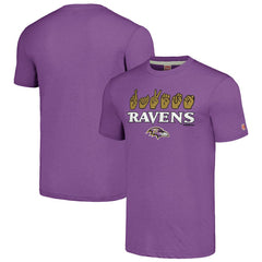 Baltimore Ravens Homage Unisex The NFL ASL Collection by Love Sign American Sign Language T-Shirt Purple