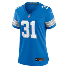 Nike Kerby Joseph Detroit Lions Women's Team Game Jersey Blue