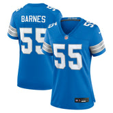 Nike Derrick Barnes Detroit Lions Women's Team Game Jersey Blue