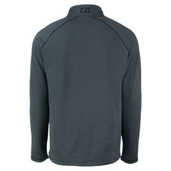 Los Angeles Dodgers Cutter & Buck Peshastin Eco Fleece Recycled Raglan Quarter-Zip Top - Heather Black - MLB Discount