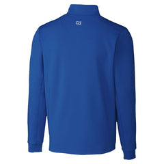 New York Giants Cutter & Buck Traverse Stretch Quarter-Zip Top Royal