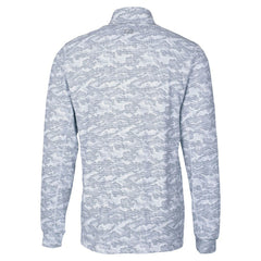 Seattle Seahawks Cutter & Buck Traverse Camo Print Stretch Quarter-Zip Top Charcoal