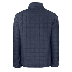 New England Patriots Cutter & Buck Big & Tall Rainier PrimaLoft Eco Insulated Full-Zip Hoodie Puffer Jacket Navy