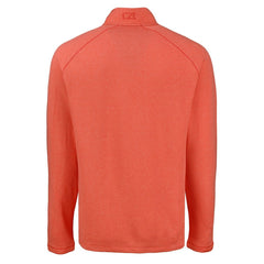 Cincinnati Bengals Cutter & Buck Peshastin Eco Fleece Tri-Blend Raglan Recycled Quarter-Zip Jacket Heather Orange