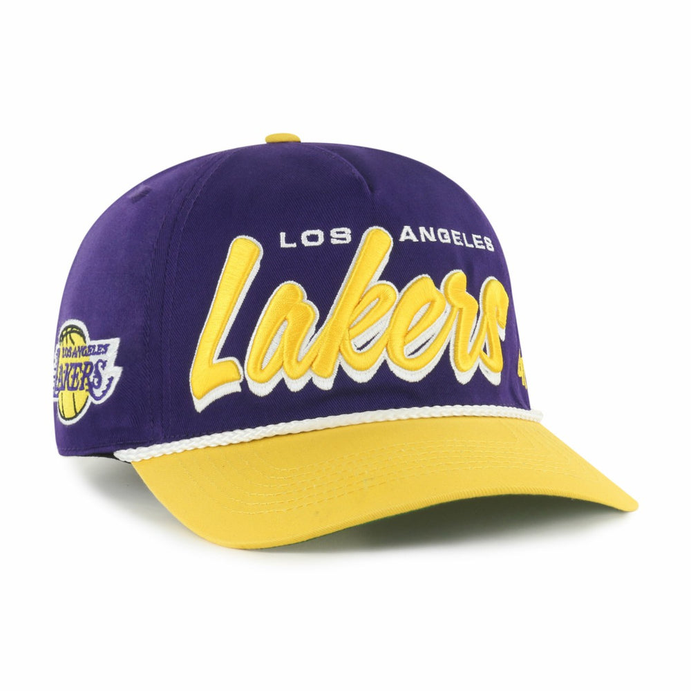 Los Angeles Lakers '47 Dropshadow Rope Hitch Adjustable Hat Purple/Gold | 47 brand outlet