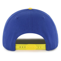 Golden State Warriors '47 Dropshadow Rope Hitch Adjustable Hat for sale Royal/Gold | 47 brand Lifestyle