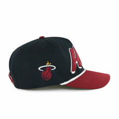 Miami Heat '47 Dropshadow Rope Hitch Adjustable Hat Black/Red | 47 brand Near Me