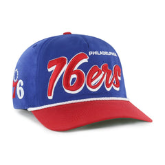 Philadelphia 76ers '47 Dropshadow Rope Hitch Adjustable Hat Royal/Red | 47 brand online