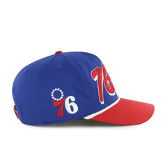 Philadelphia 76ers '47 Dropshadow Rope Hitch Adjustable Hat Royal/Red | 47 brand online