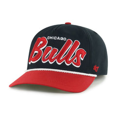 Chicago Bulls '47 Dropshadow Rope Hitch Adjustable Hat Black/Red | 47 brand US