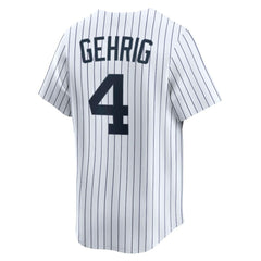 Lou Gehrig New York Yankees Nike Throwback Cooperstown Collection Limited Jersey - White - Nike Sale