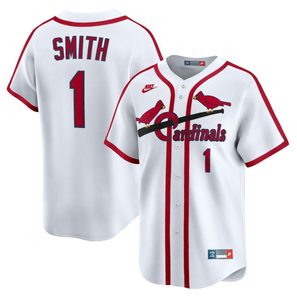Ozzie Smith St. Louis Cardinals Nike Throwback Cooperstown Collection Limited Jersey - White - Nike Lifestyle