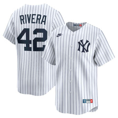 Mariano Rivera New York Yankees Nike Throwback Cooperstown Collection Limited Jersey - White - Nike Discount