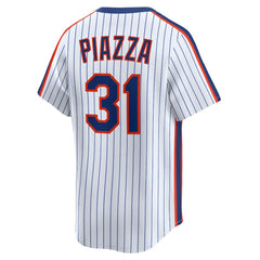 Mike Piazza New York Mets Nike Throwback Cooperstown Collection Limited Jersey - White - Nike on Sale