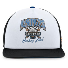 Washington Capitals Fanatics Decades Collection Foam Front Snapback Hat - White/Black - NHL 202097331
