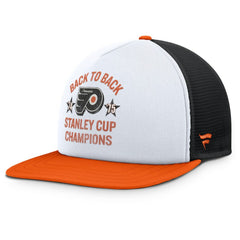 Philadelphia Flyers Fanatics Decades Collection Foam Front Snapback Hat - White/Orange - NHL 202097339
