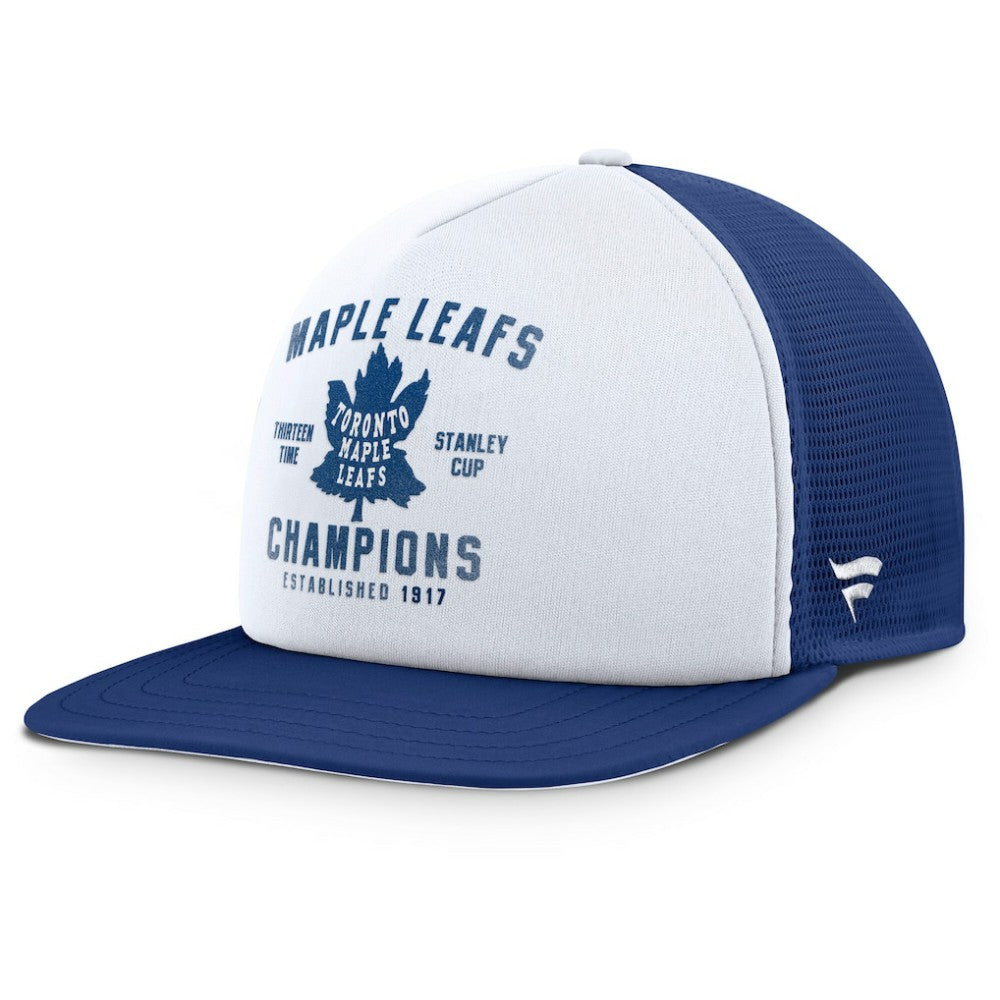 Toronto Maple Leafs Fanatics Decades Collection Foam Front Snapback Hat - White/Blue - NHL 202097340