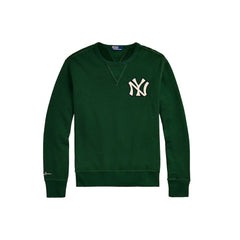 New York Yankees Polo Ralph Lauren Pullover Sweatshirt - Green - MLB Discount