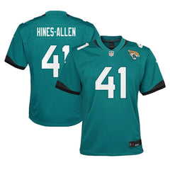 Nike Josh Hines-Allen Jacksonville Jaguars Youth Game Jersey Teal