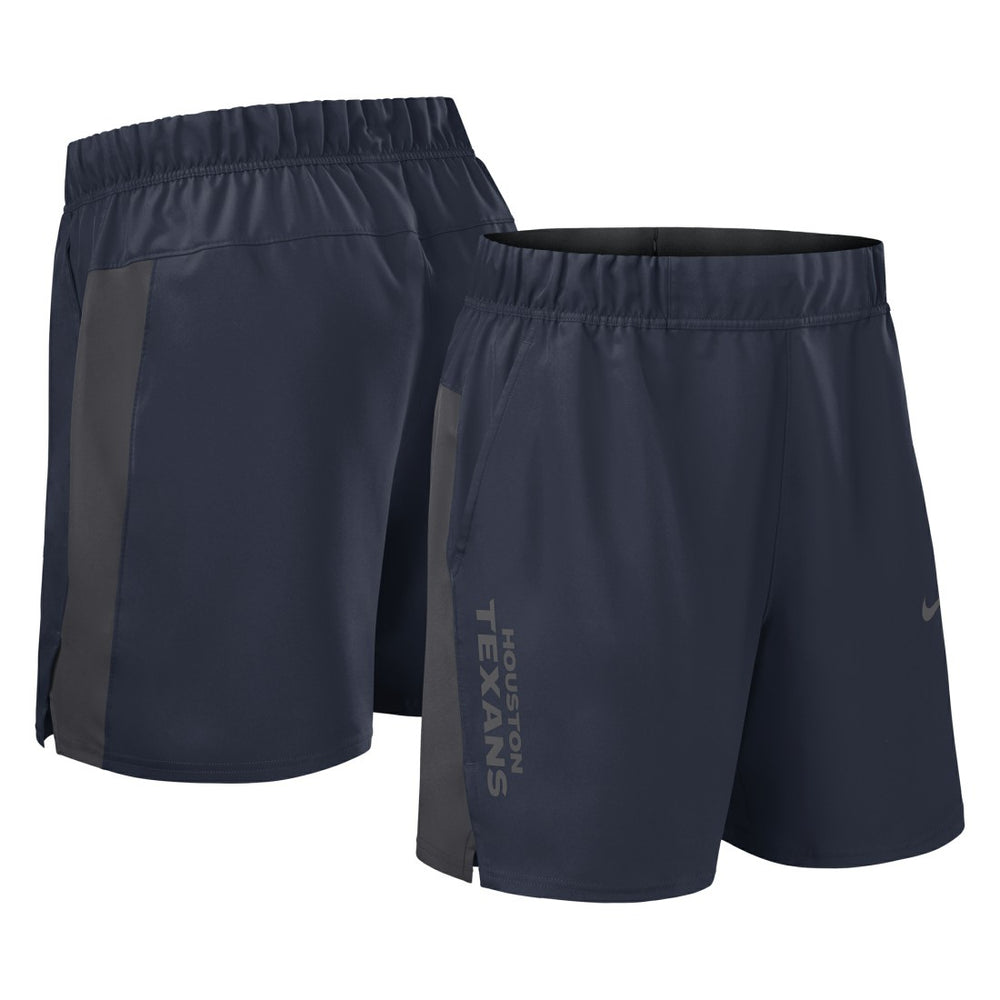 Nike Houston Texans Woven Victory Dri-FIT Shorts Navy