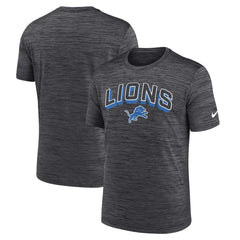 Nike Detroit Lions Primetime Velocity Dri-FIT T-Shirt Charcoal