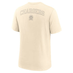 Nike Los Angeles Chargers Glory Tri-Blend T-Shirt Cream