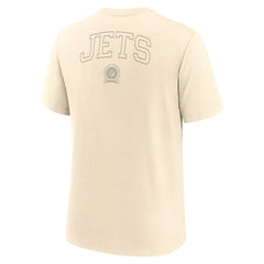 Nike New York Jets Glory Tri-Blend T-Shirt Cream