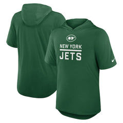 Nike New York Jets Lockup Tri-Blend Hoodie T-Shirt Green