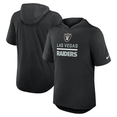 Nike Las Vegas Raiders Lockup Tri-Blend Hoodie T-Shirt Black