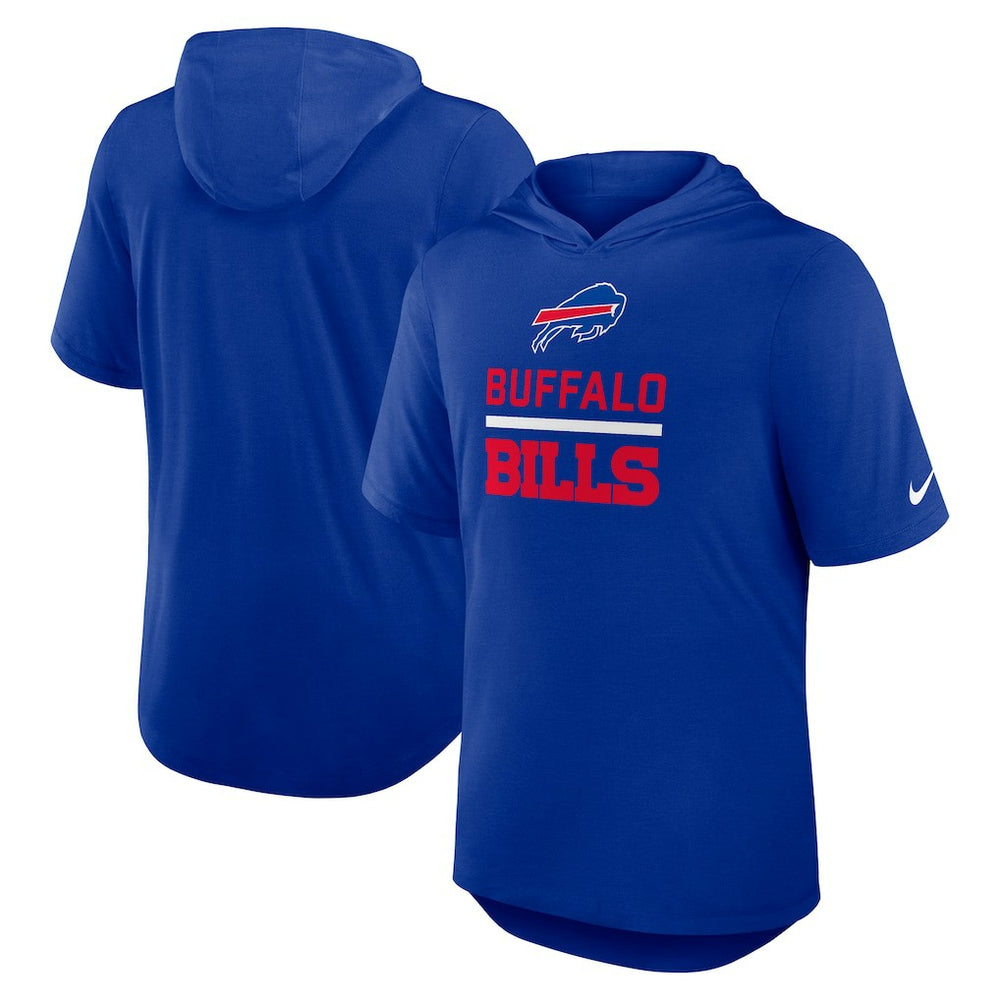 Nike Buffalo Bills Lockup Tri-Blend Hoodie T-Shirt Royal