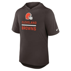 Nike Cleveland Browns Lockup Tri-Blend Hoodie T-Shirt Brown